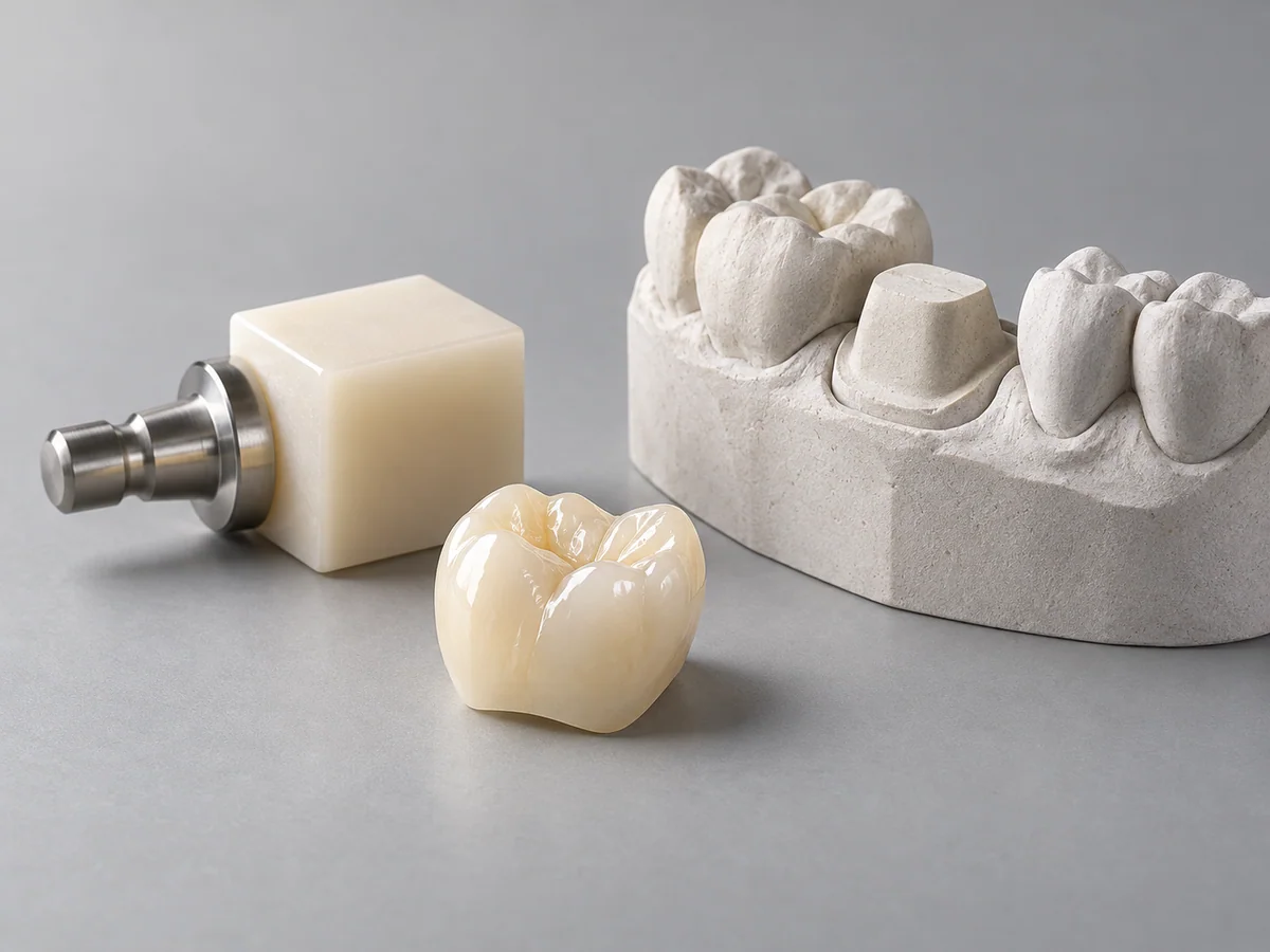Conceptual illustration: Same-day dental crown