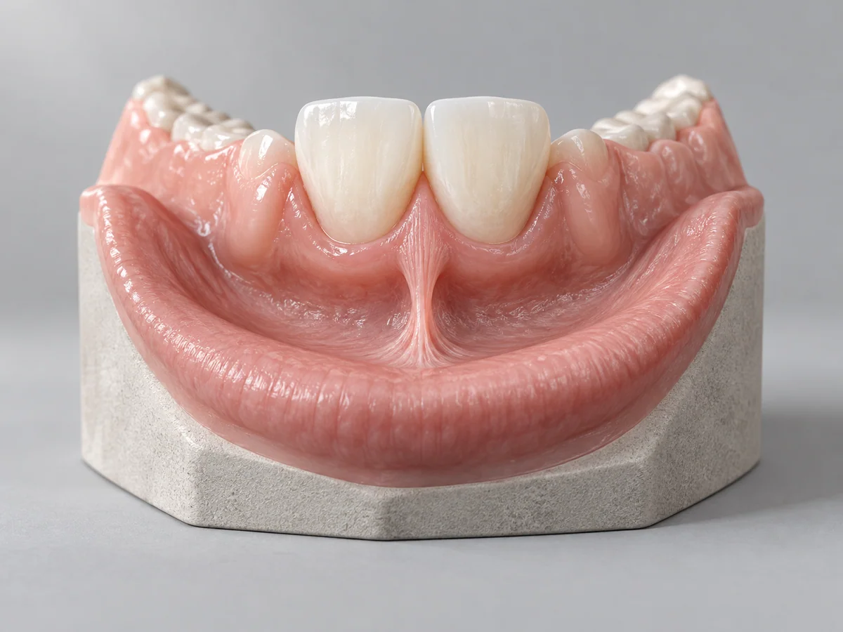 Conceptual illustration: Frenectomy