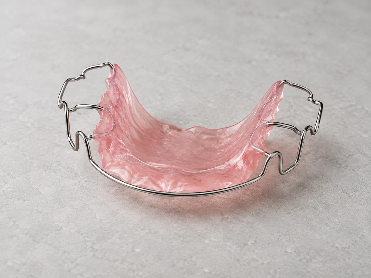 Illustration de synthèse : Gouttière de contention